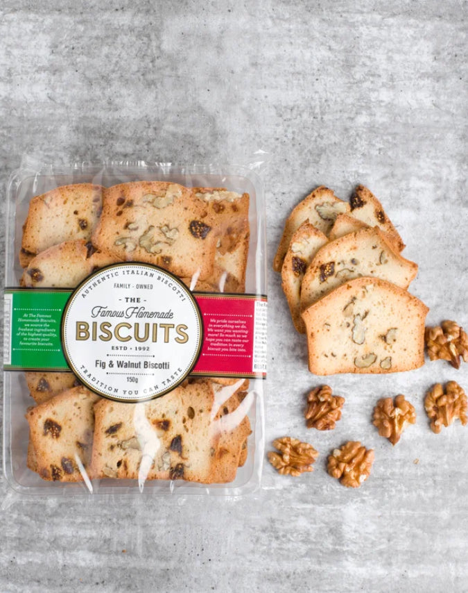 Fig and Walnut Biscotti Biscuits 150g