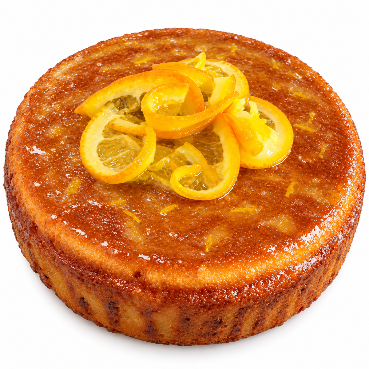 Flourless Orange Almond Cake in Syrup 6 inch- No Added Sugar, GF, DF