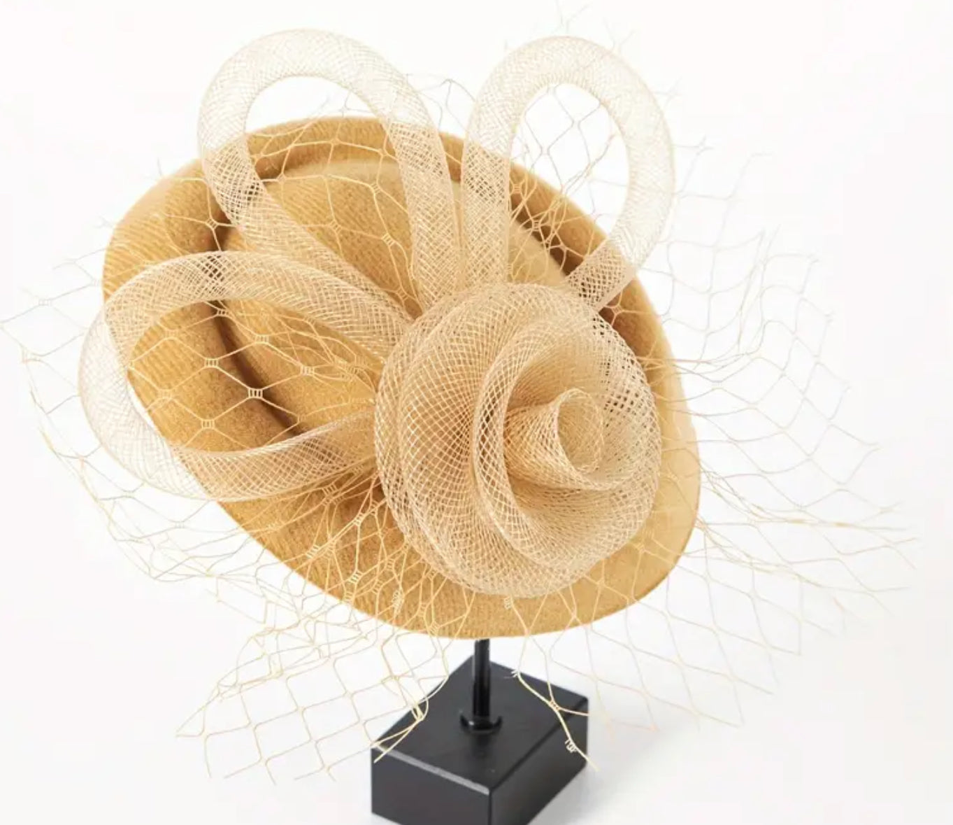 Golden or Red Derby Fascinator Hat