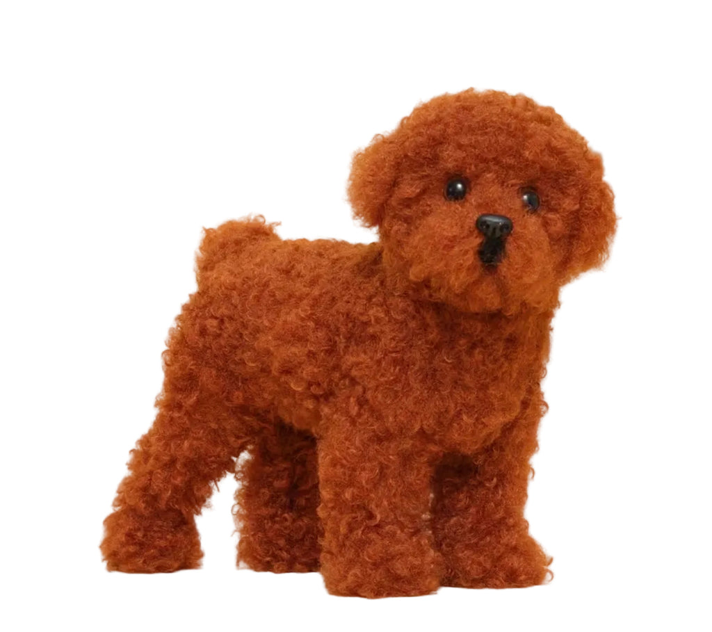 Handcrafted Poodle Figurine