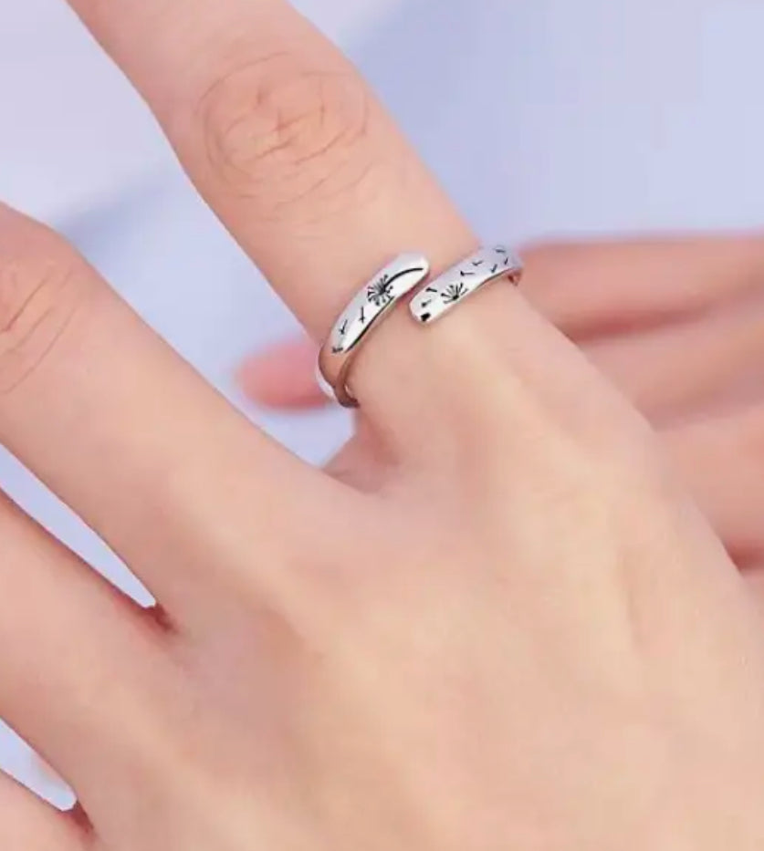 Bague en acier inoxydable « Je suis assez »