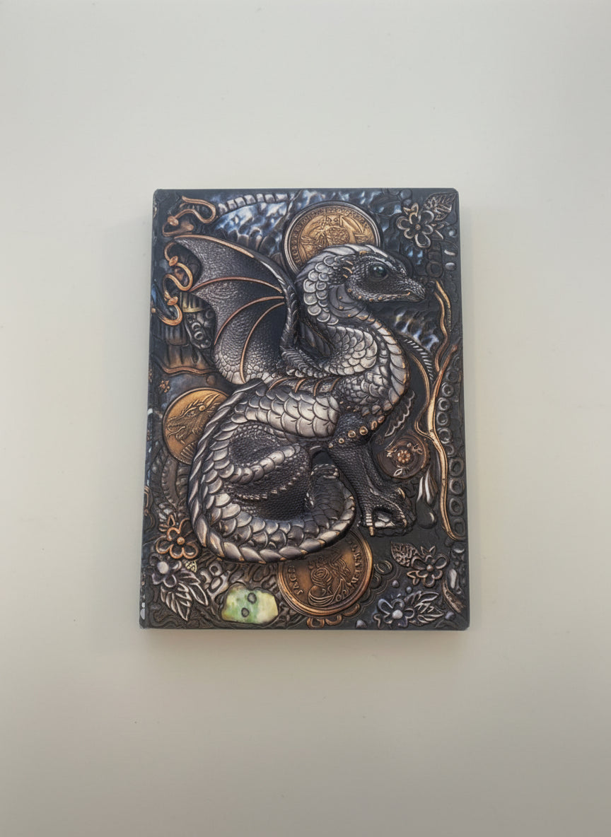Embossed Dragon A5 journal