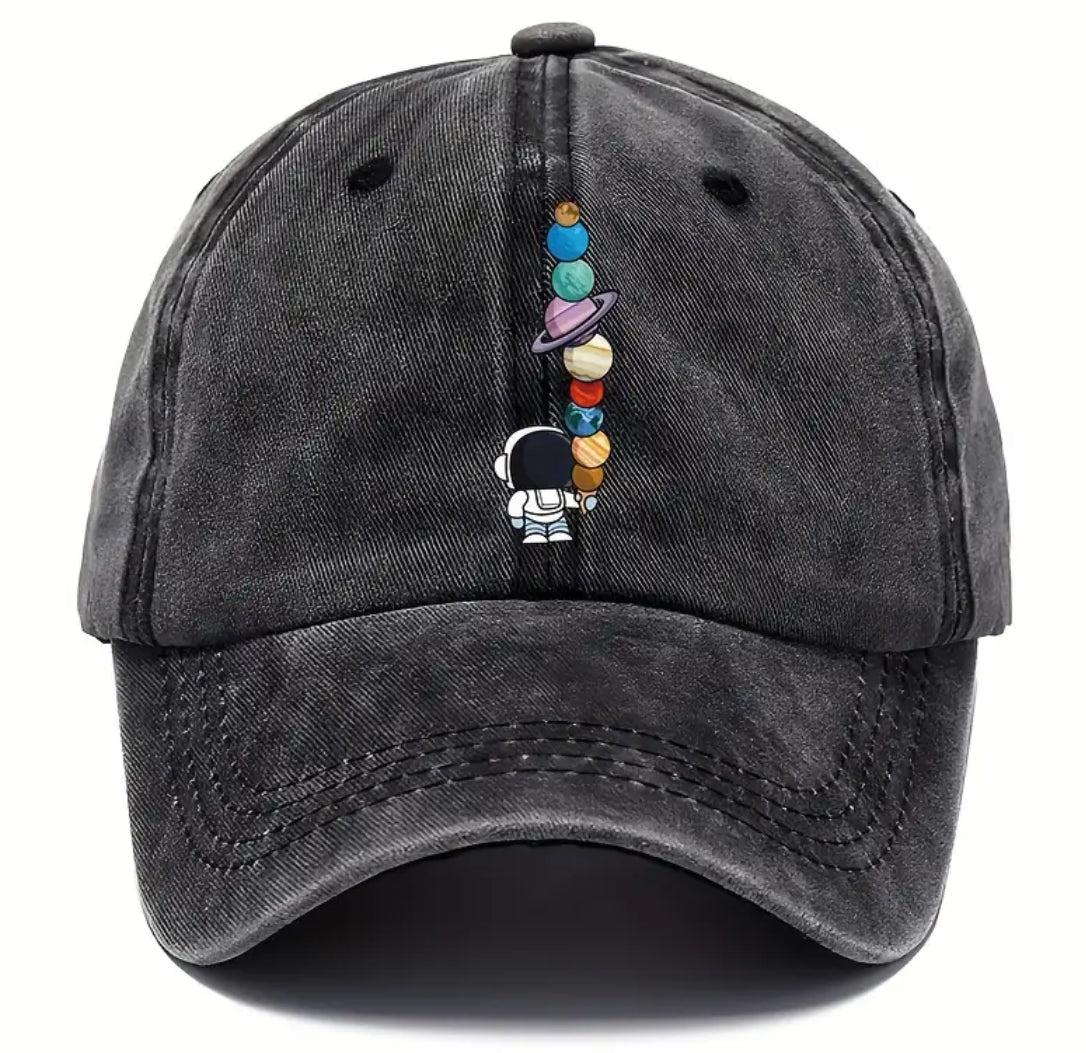 Casquette d'astronaute noire