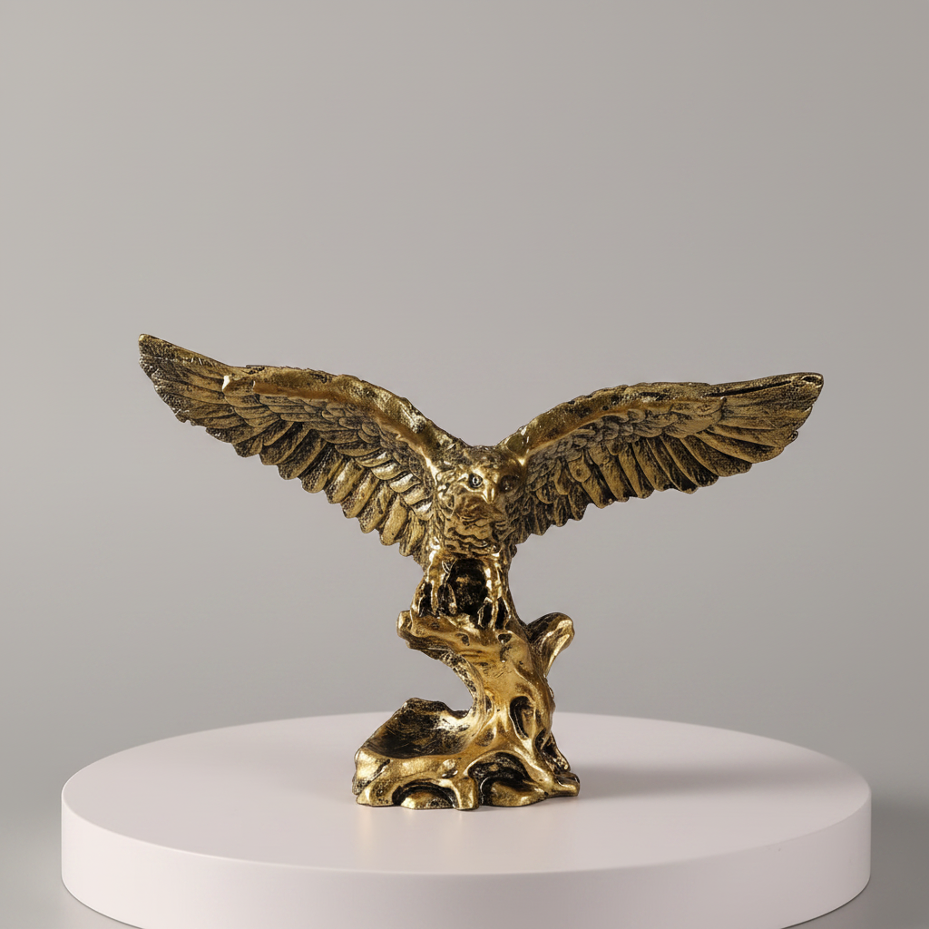 Golden Eagle Ornament Decor