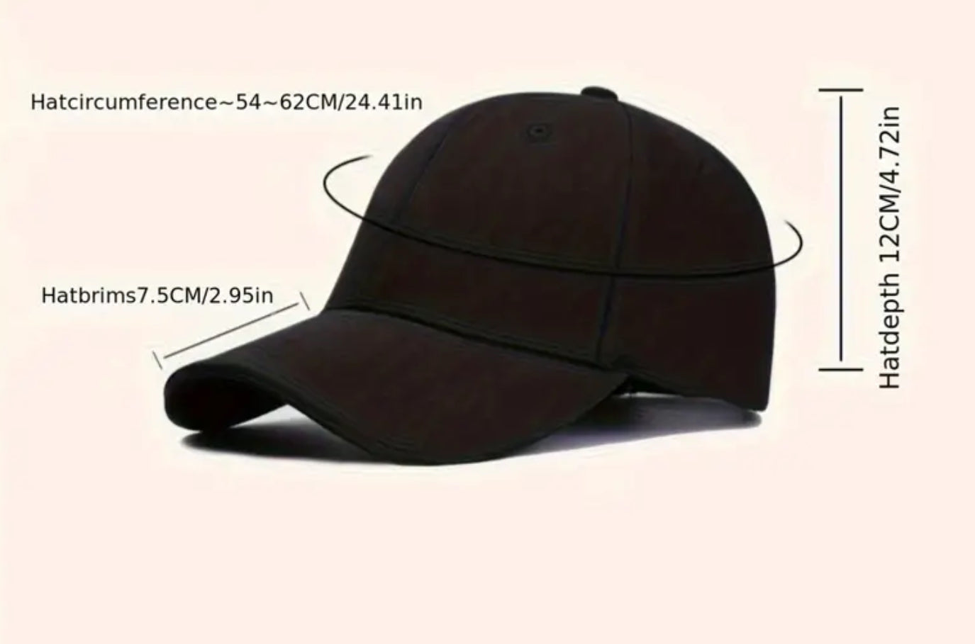 Casquette Brisbane noire ou bleue