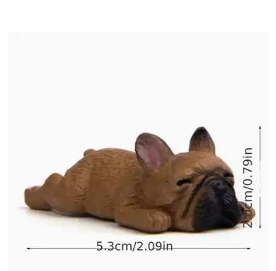 Sleeping Bulldog Figurine ( 3 types)