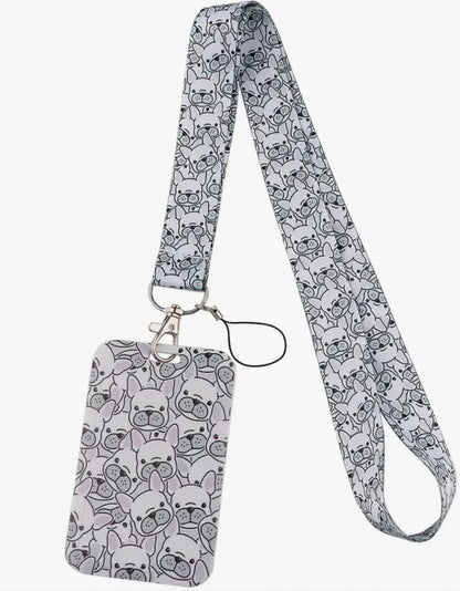 Dogs Print Lanyard