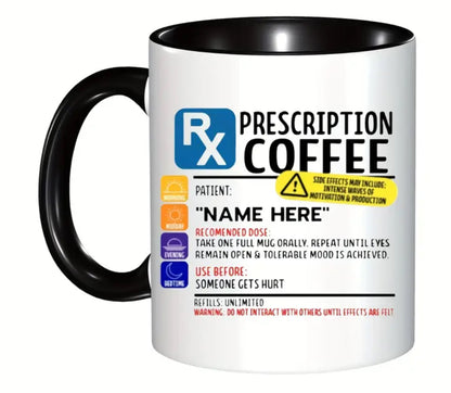 Coffee Prescription Mug 325mL