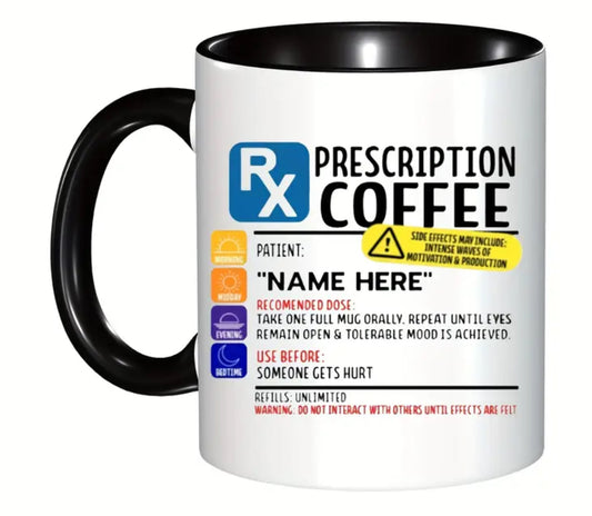 Coffee Prescription Mug 325mL