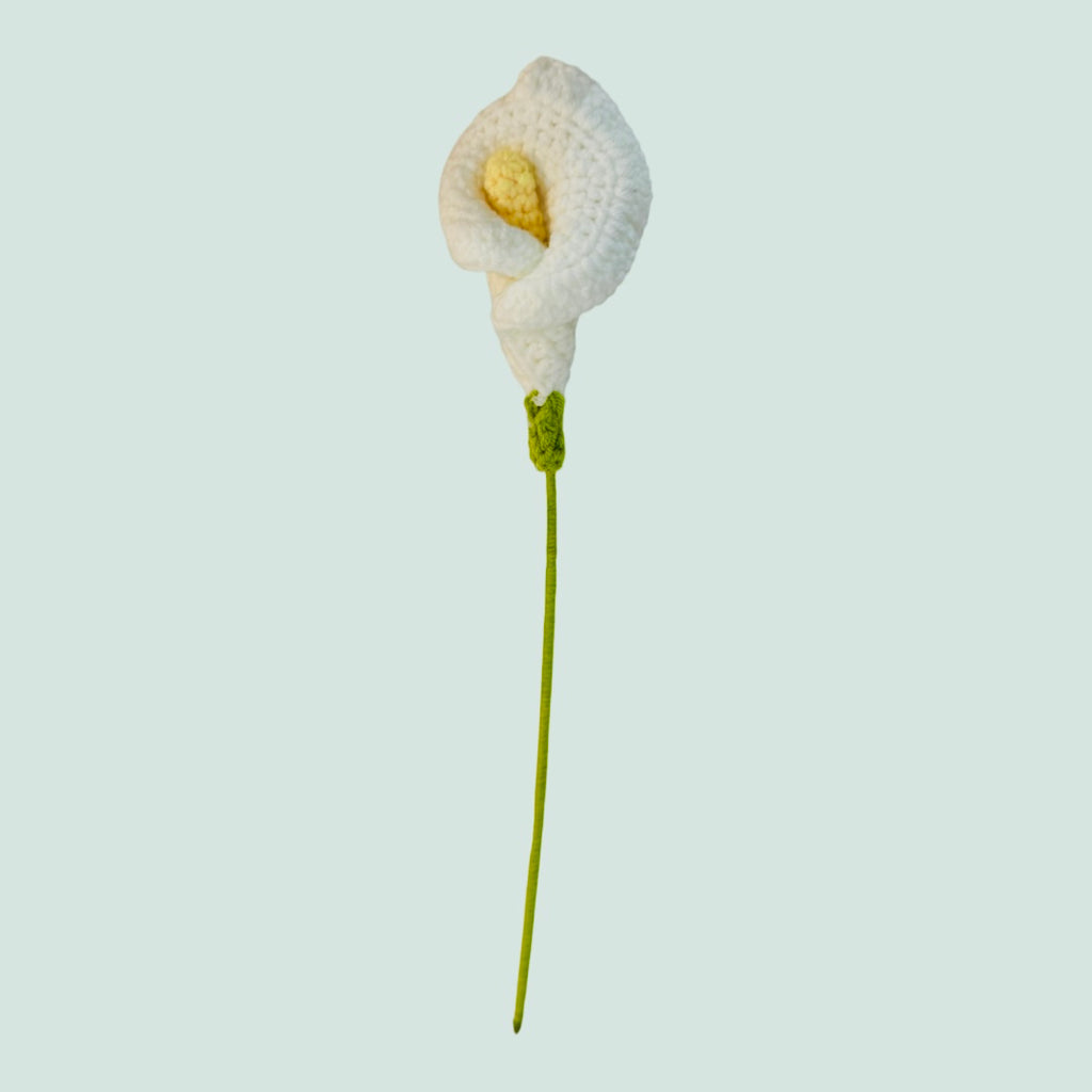 Lys blanc au crochet