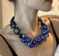 Blue Bubble necklace