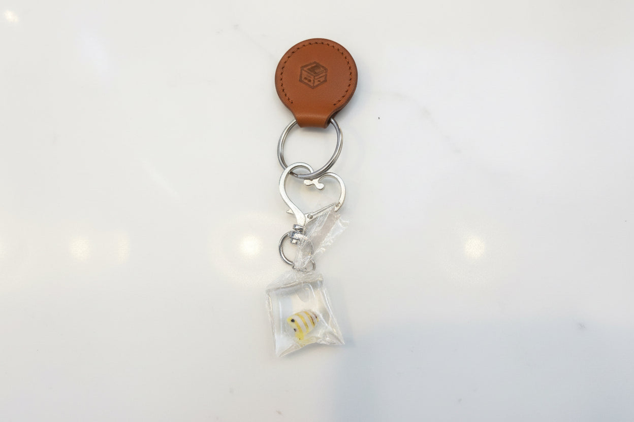 Goldfish in bag keychain