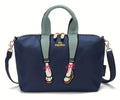 Blue Mis Zapatos clutch handbag