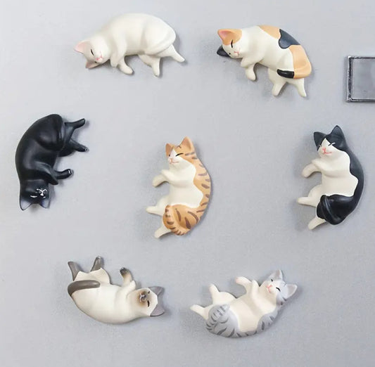 Sleepy Cat Figurine