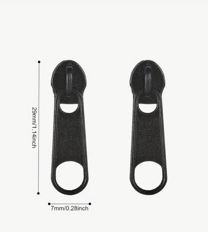 Boucles d'oreilles à fermeture éclair rouge