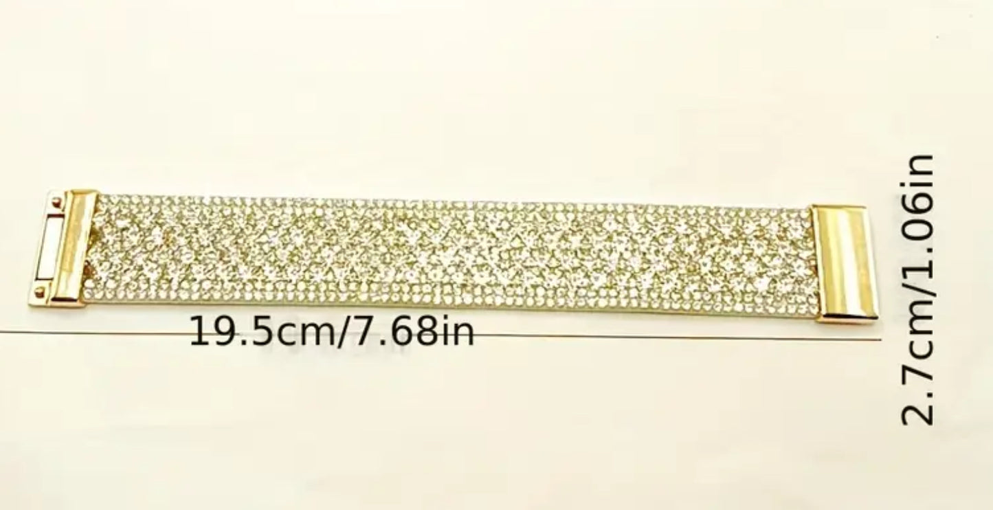 Diamonte soft bracelet