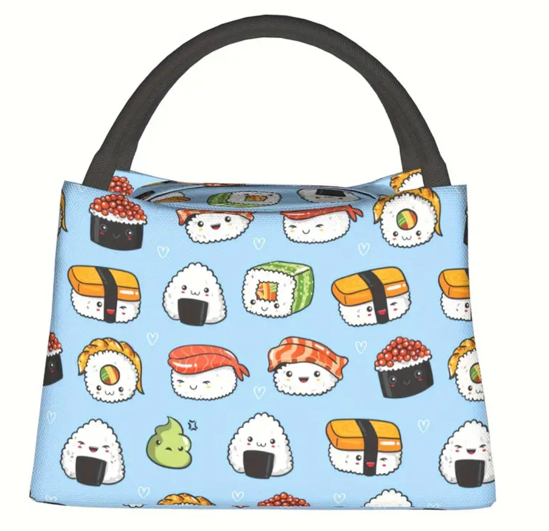 Sushi insulated lunch bag
