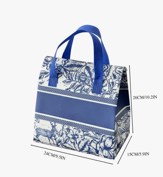 Insulated Floral  gift bag