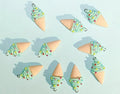 Mint green ice cream Charm