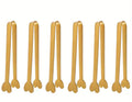 Pinces en forme de cœur en or (acier inoxydable)