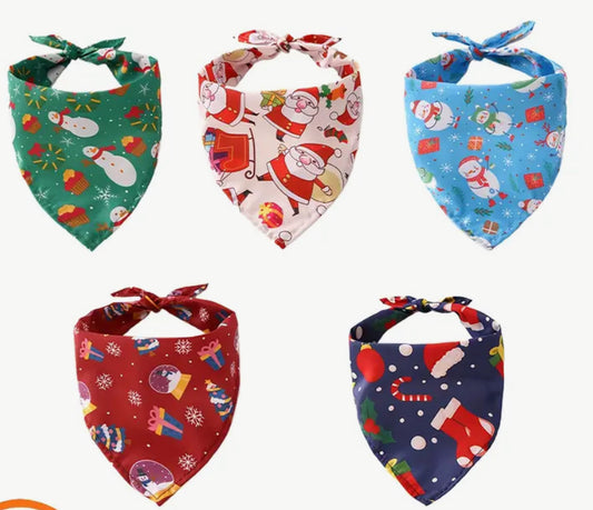 Christmas bandana for dog or cat