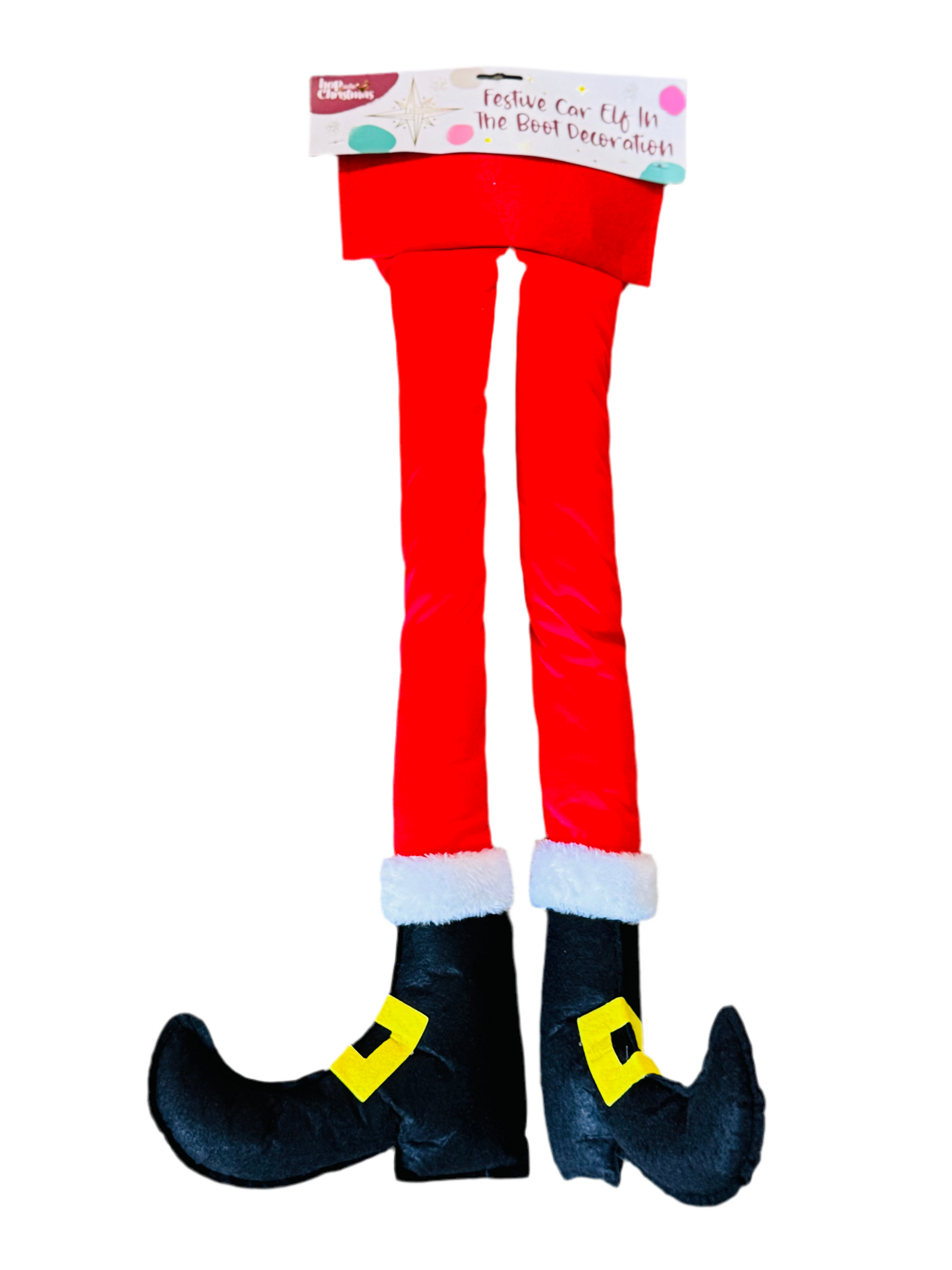 Festive Car Elf In Boot