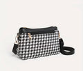 Houndstooth Crossbody Bag
