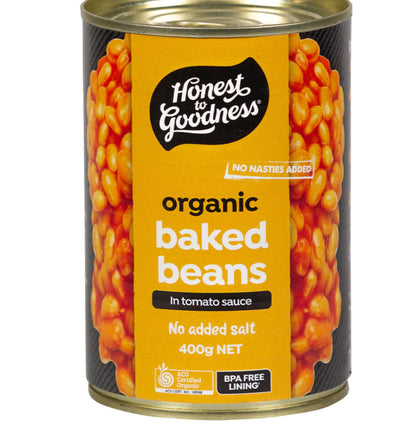 Organic Baked Beans in Tomato Sauce