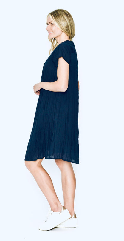 100% Cotton Navy Dress