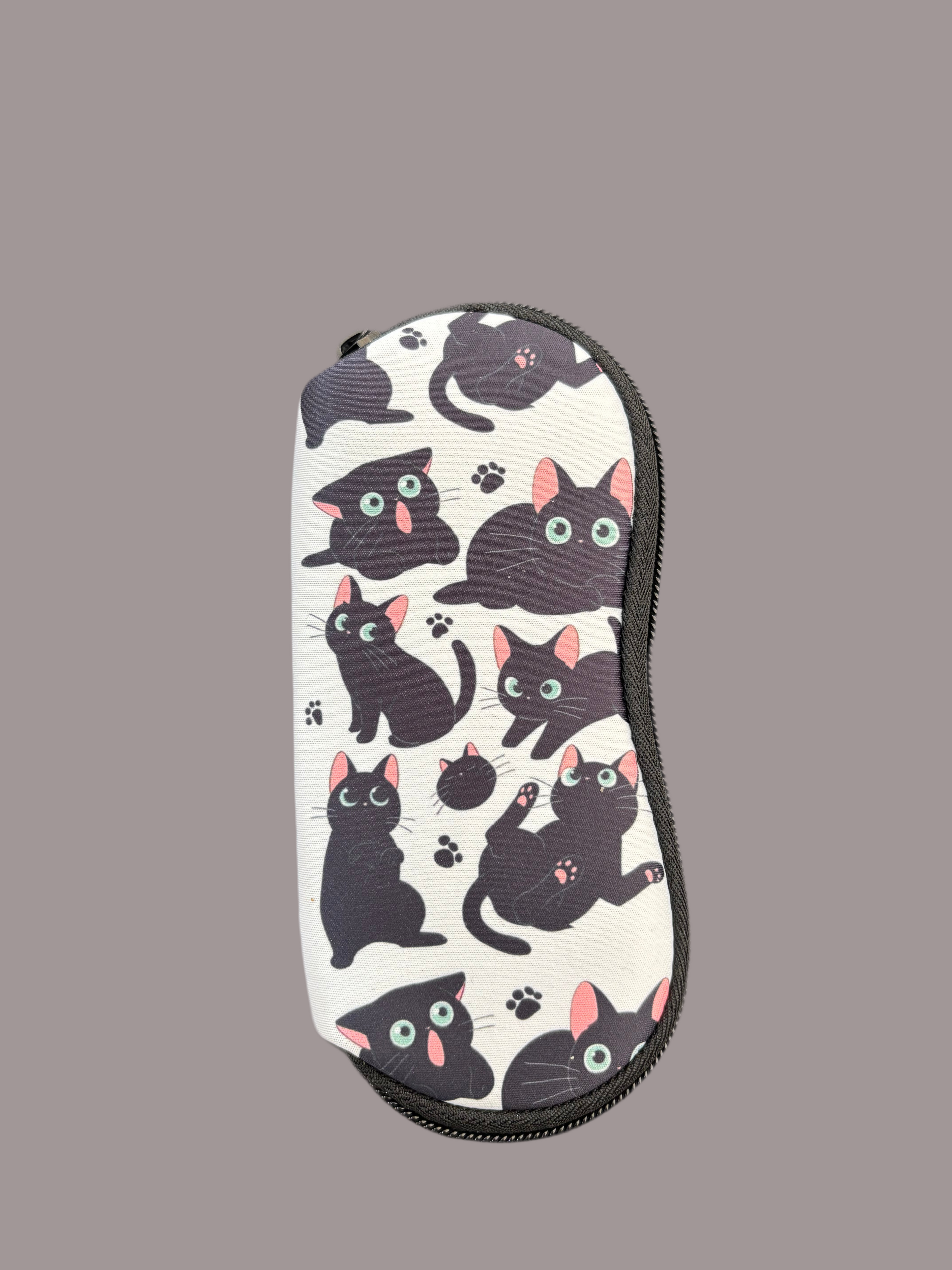 Black Cat glasses case