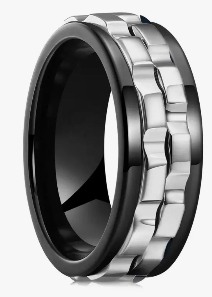 Stainless Steel Fidget Ring