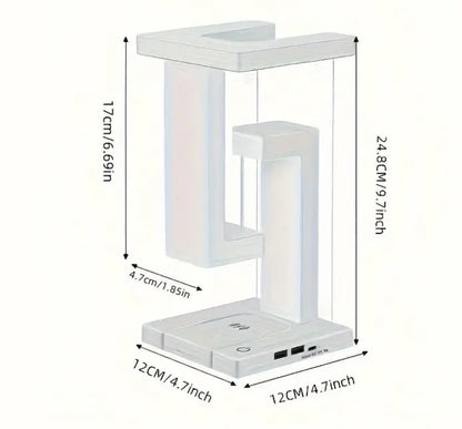 Suspension Table Desk Lamp, Cordless Night Light & phone charger