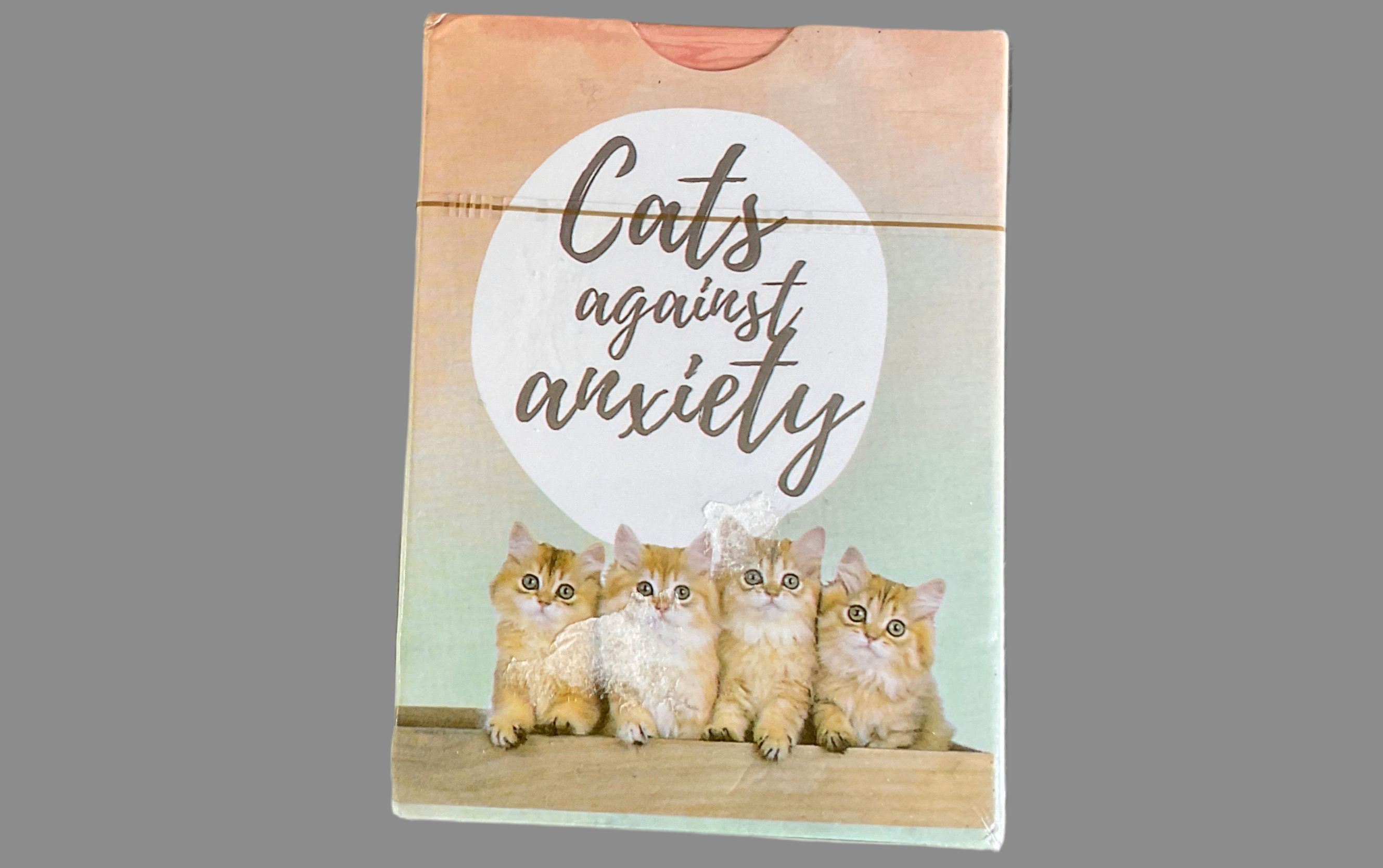 Cats Against Anxiety cards