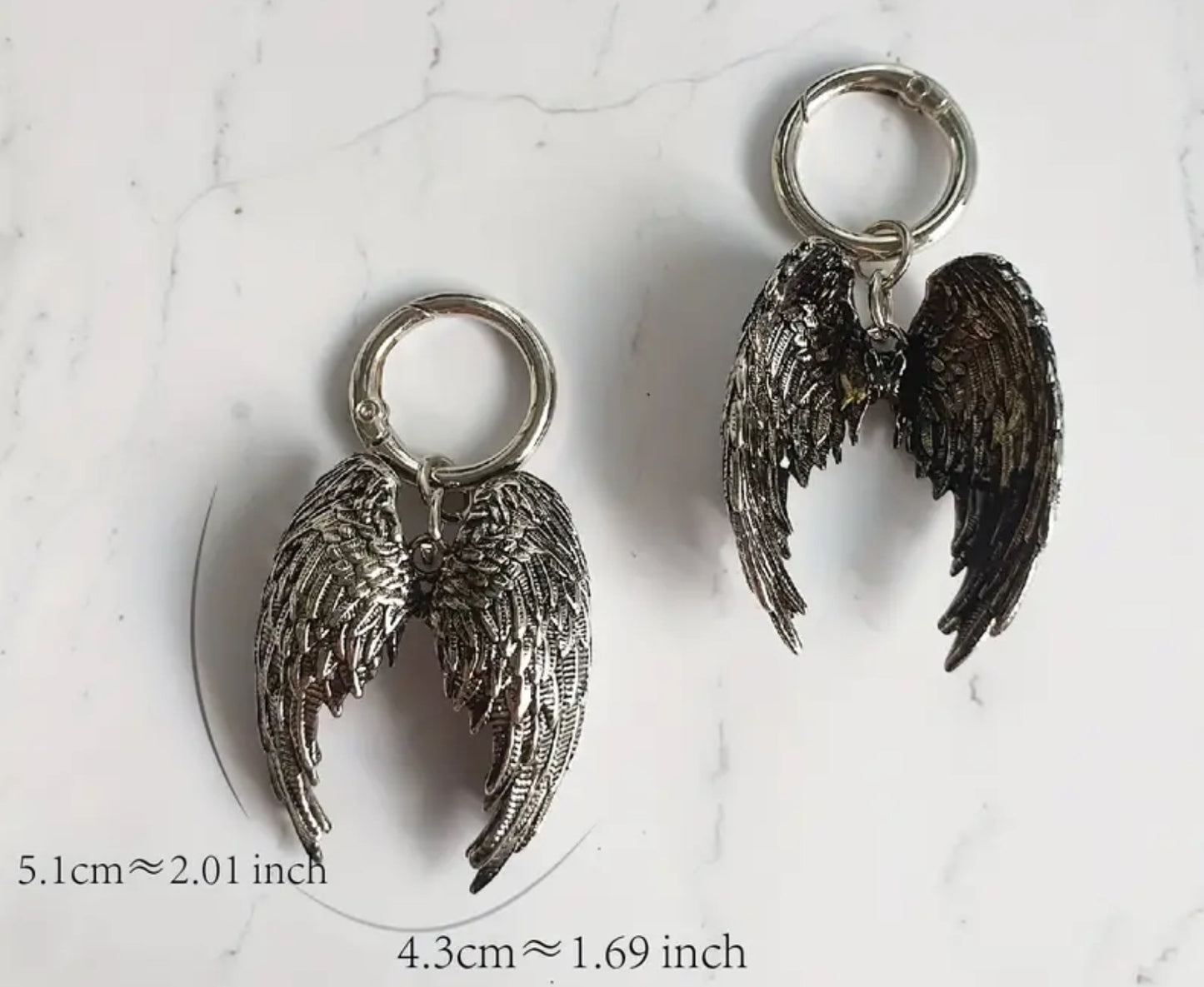 Angel Wings Shoe Clip-on Charms