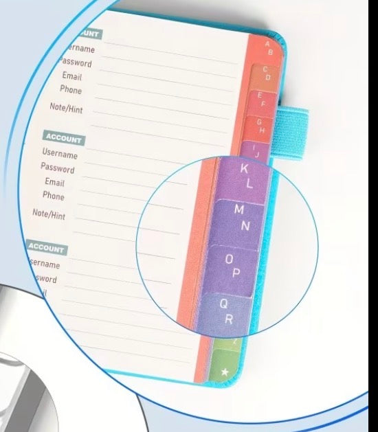 Pocket-Sized Password Book