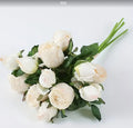 Bunch of white Artificial Roses