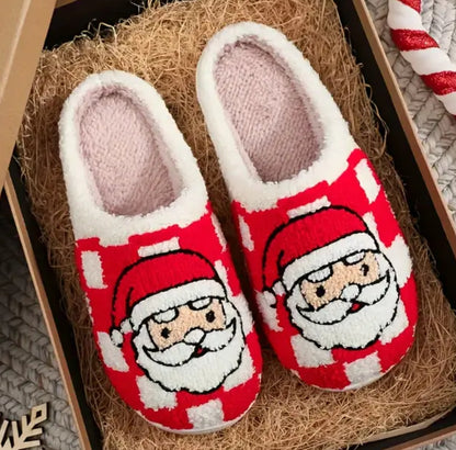 Christmas Santa Slippers size 7.5-8