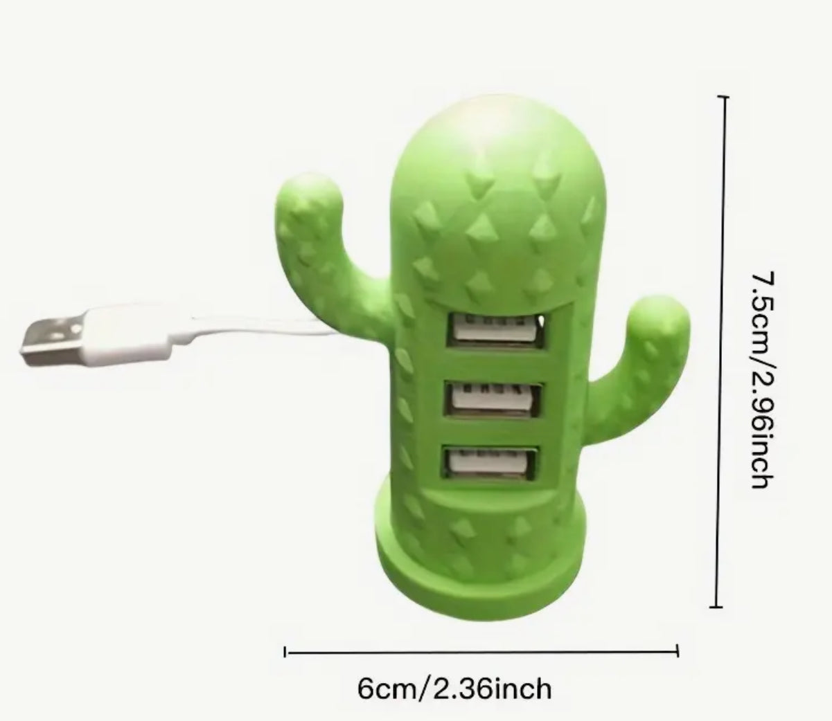 USB 2.0 Hub 3 Port Cactus