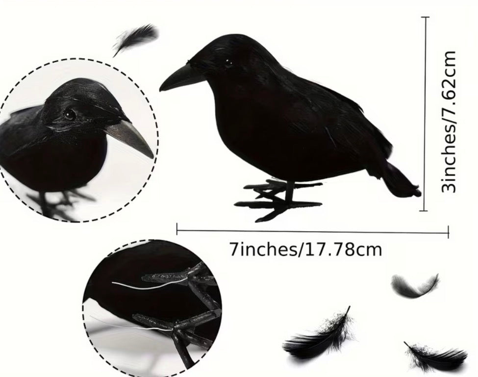 Realistic Black Raven