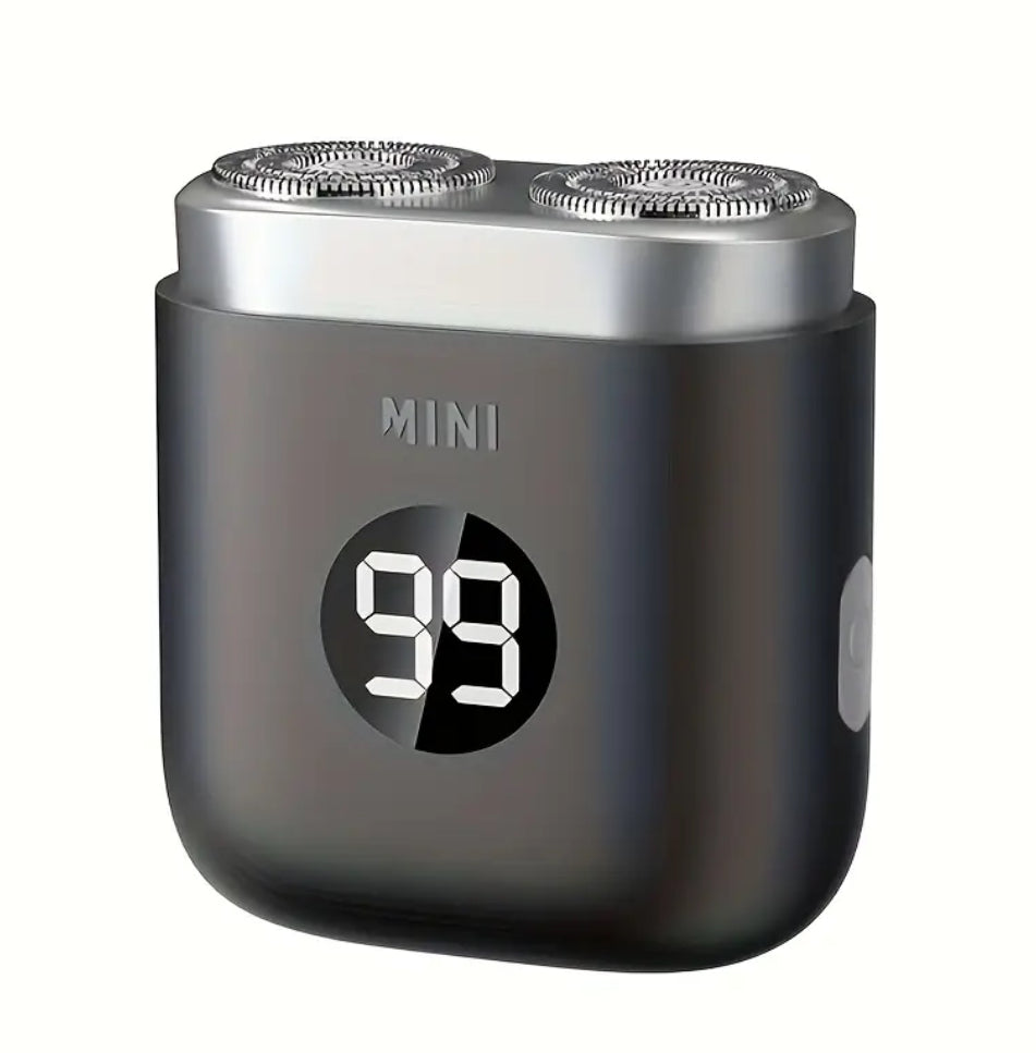 Rasoir compact rechargeable, humide ou sec (gris)