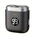 Rasoir compact rechargeable, humide ou sec (gris)