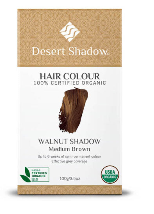 Desert Shadow Organic Hair Dye - Walnut Shadow 100g