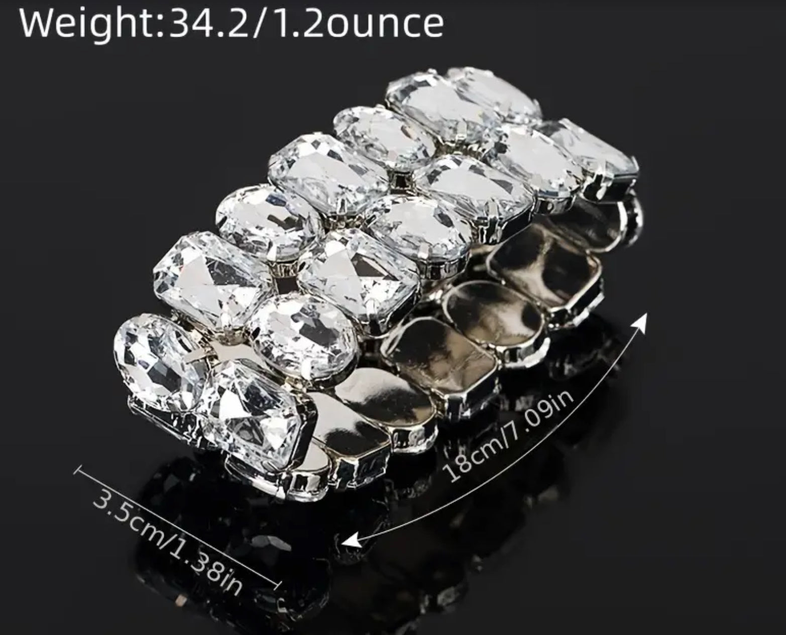 Bracelet élastique en diamant