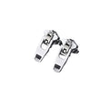 Stainless Steel Zip earrings