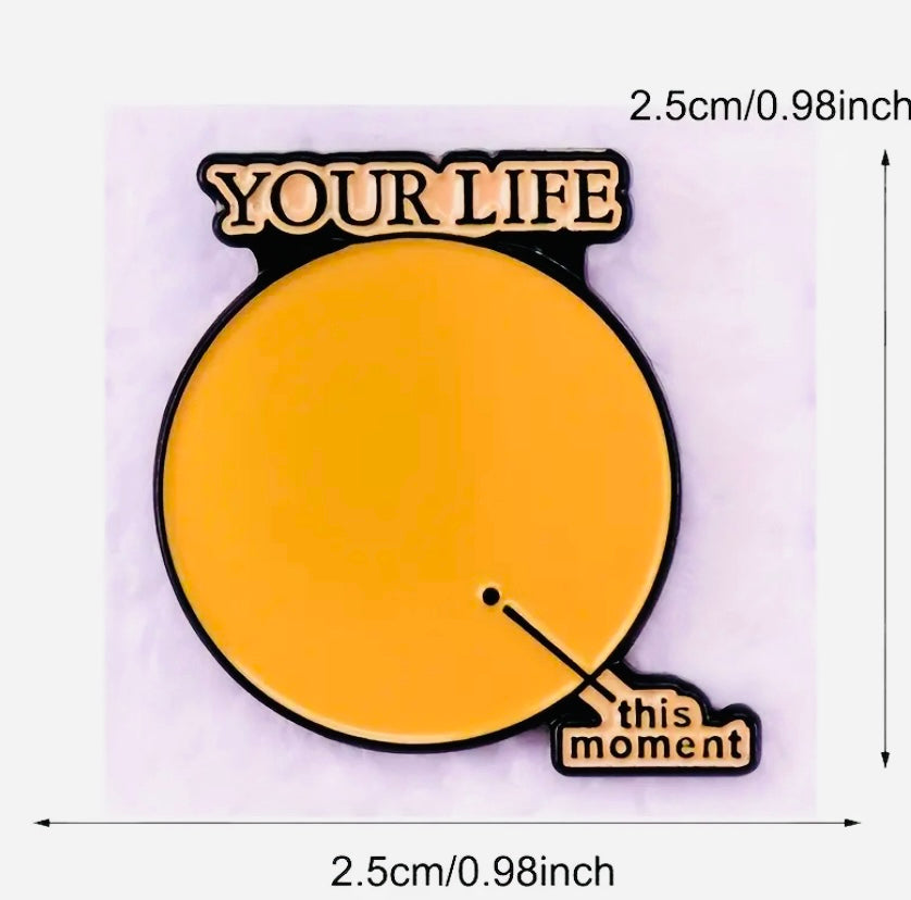 Broche Votre vie en ce moment