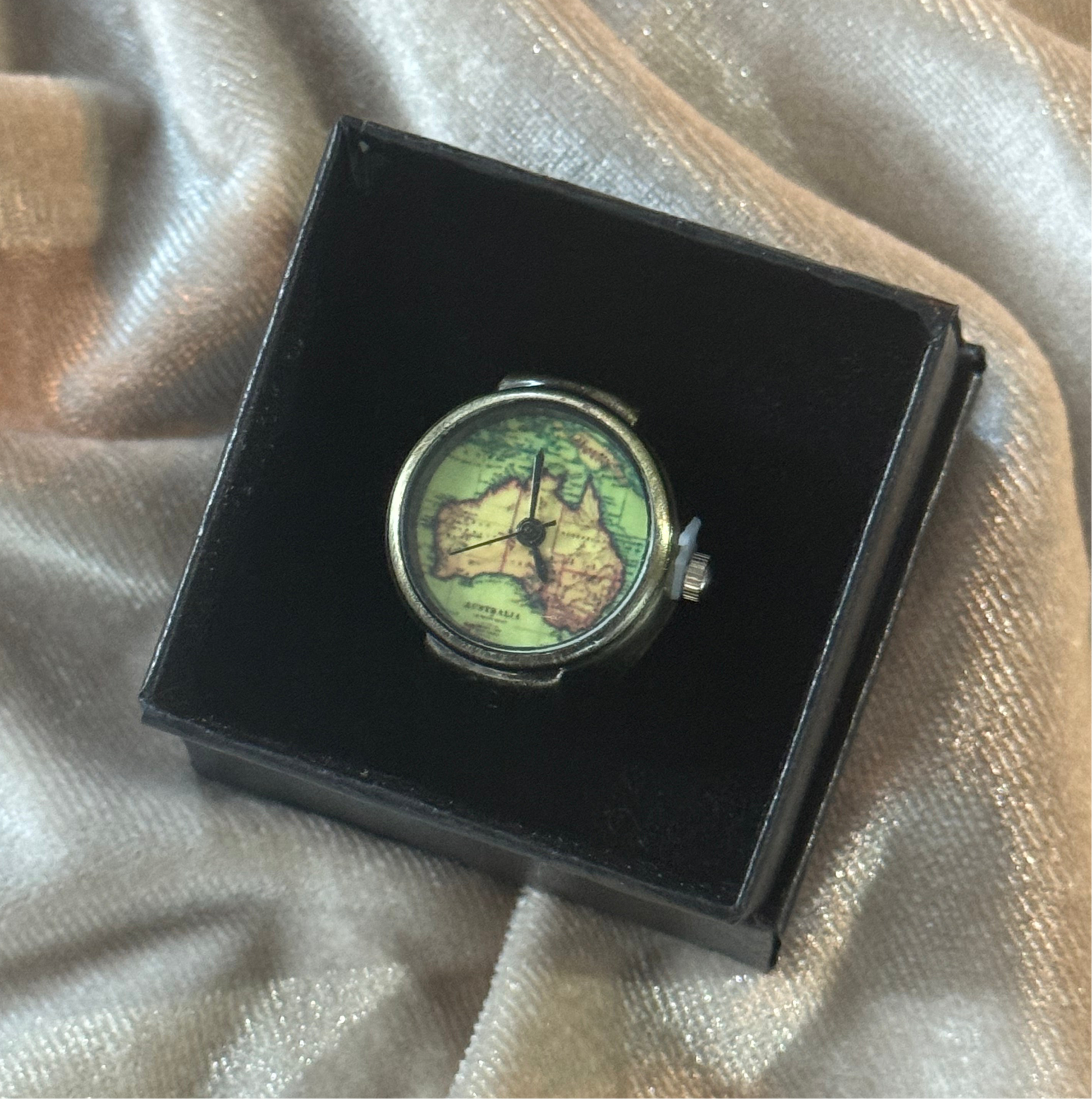 Australian Map Watch Ring