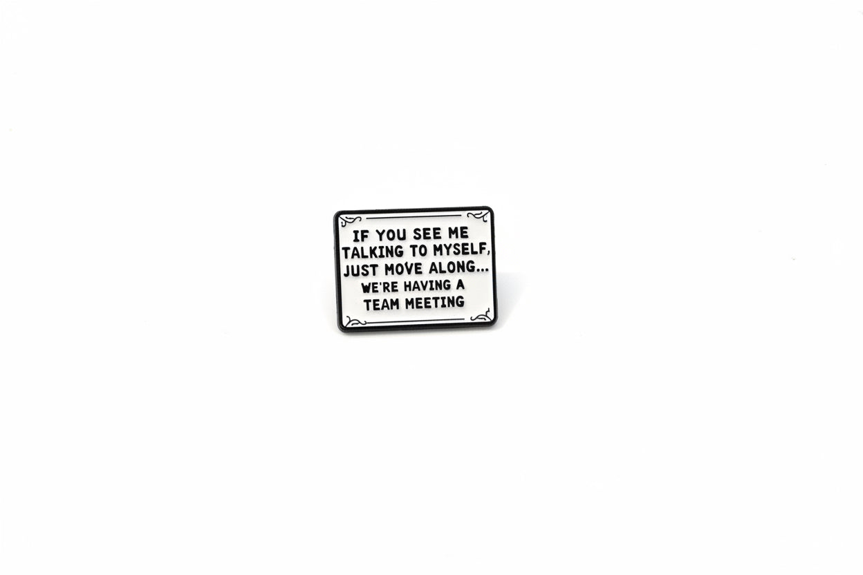 Team Meeting Novelty Pin