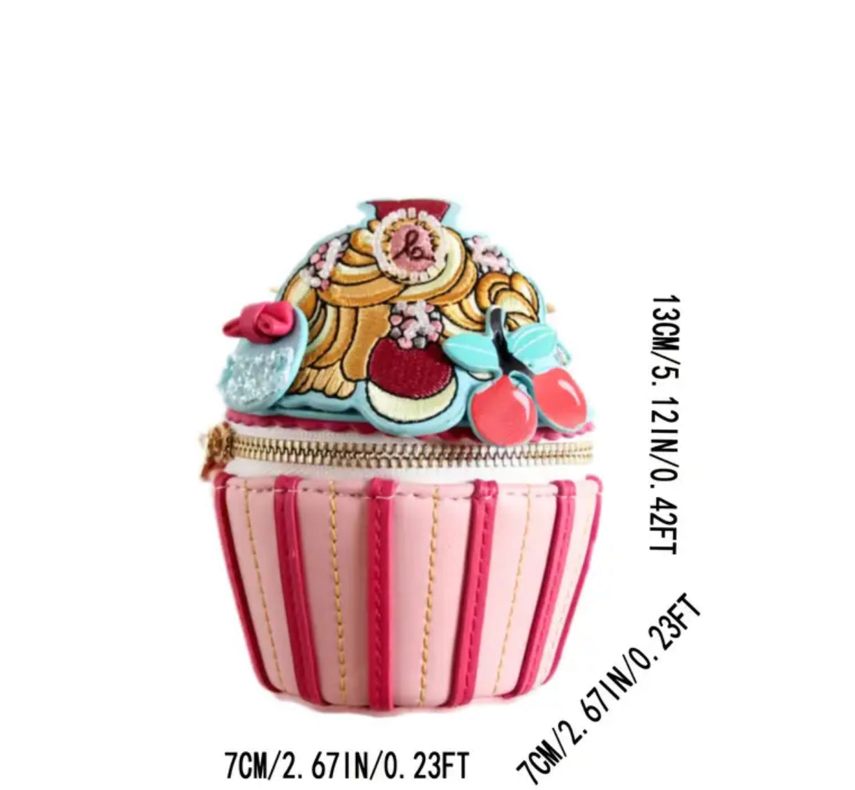 Sac à main Cupcake 3D