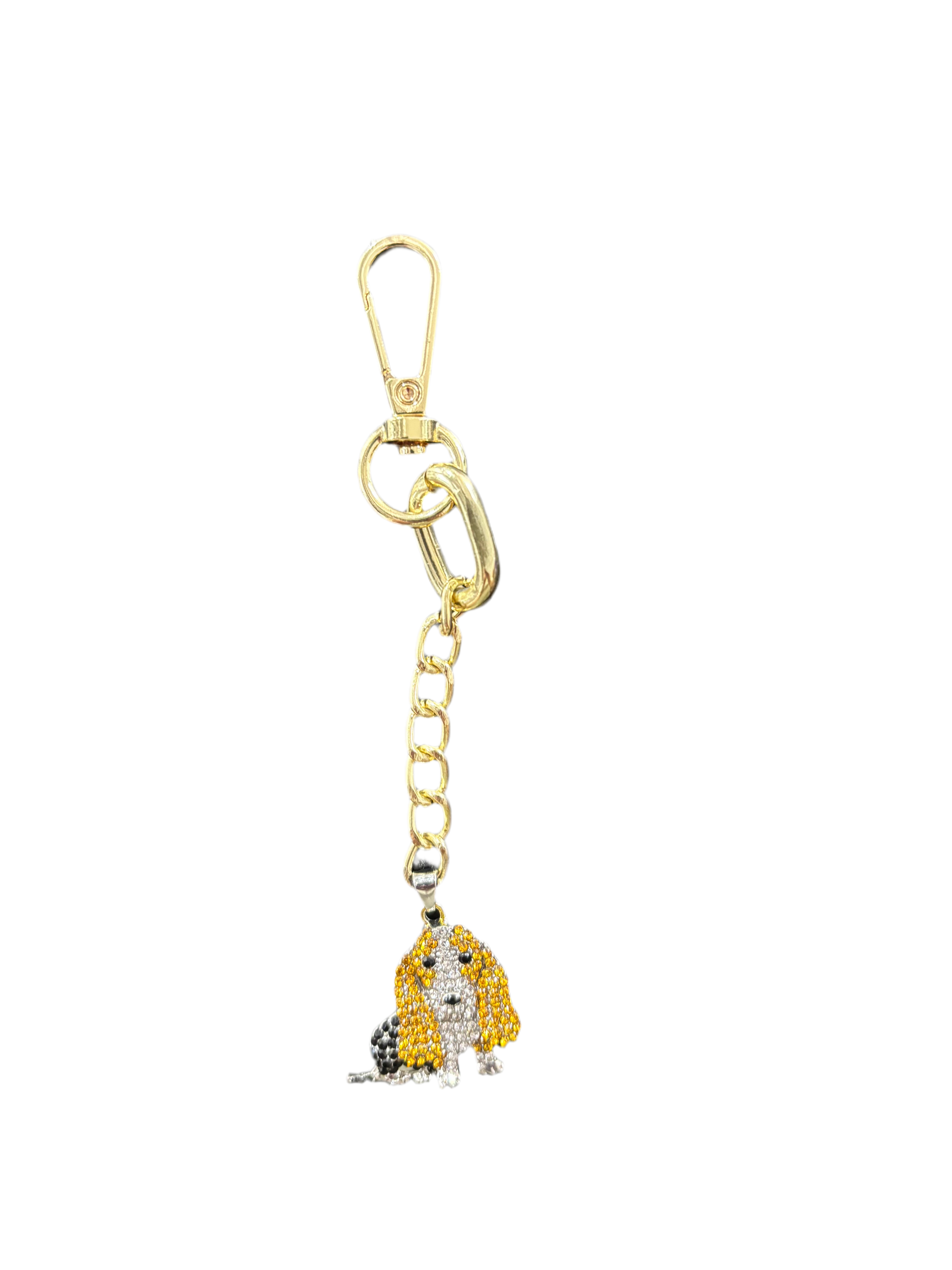 Basset hound keychain