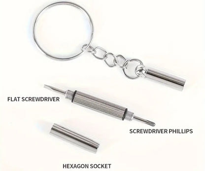 Screwdriver set keychain